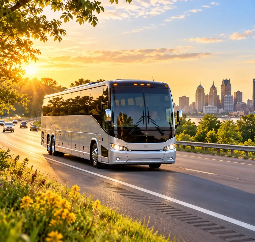 Motorcoach journey from Detroit